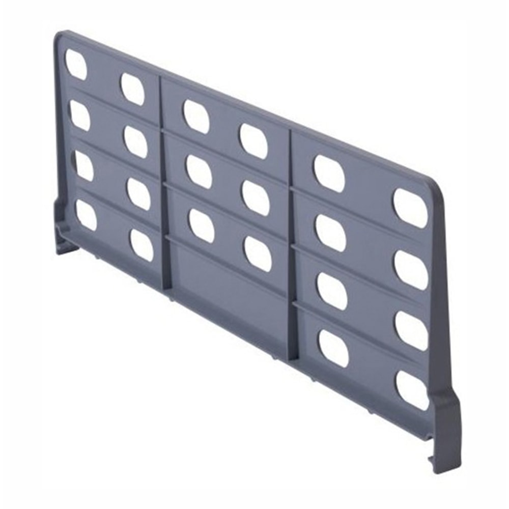 Cambro Plastic Shelf Divider For 24inW Camshelving, 8in x 24in, Gray MPN:CSSD248151