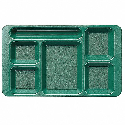 Tray w/ Compartments 9x15 Green MPN:EA1596CW119