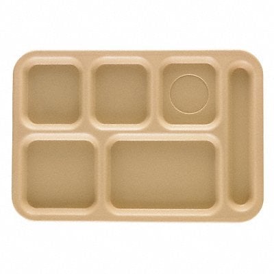 Tray w/ Compartments 10x14 Tan MPN:EAPS1014161