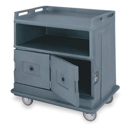 Beverage Service Cart, Poly, Gray MPN:EAMDC24F191