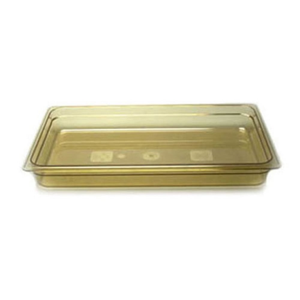 Cambro Full Size H-Pan Food Pan, 2.5in Deep, Yellow MPN:12HP150