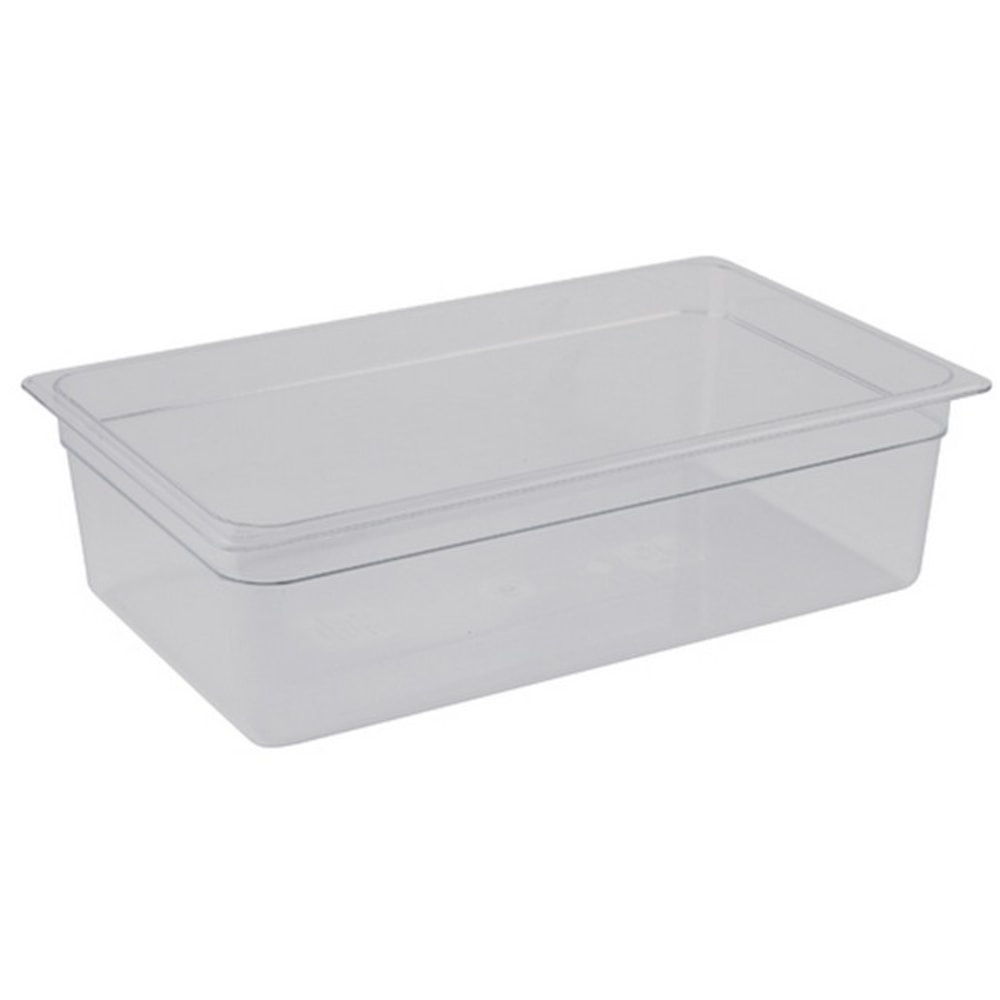 Cambro Full Size Camwear Food Pan, 8in x 21in x 12in, Clear MPN:18CW135