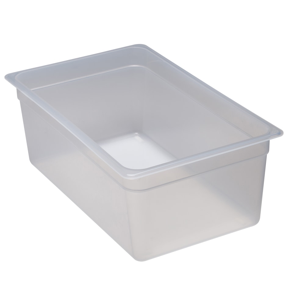 Cambro Translucent GN 1/1 Food Pans, 8inH x 12-3/4inW x 20-7/8inD, Pack Of 6 Containers MPN:18PP190