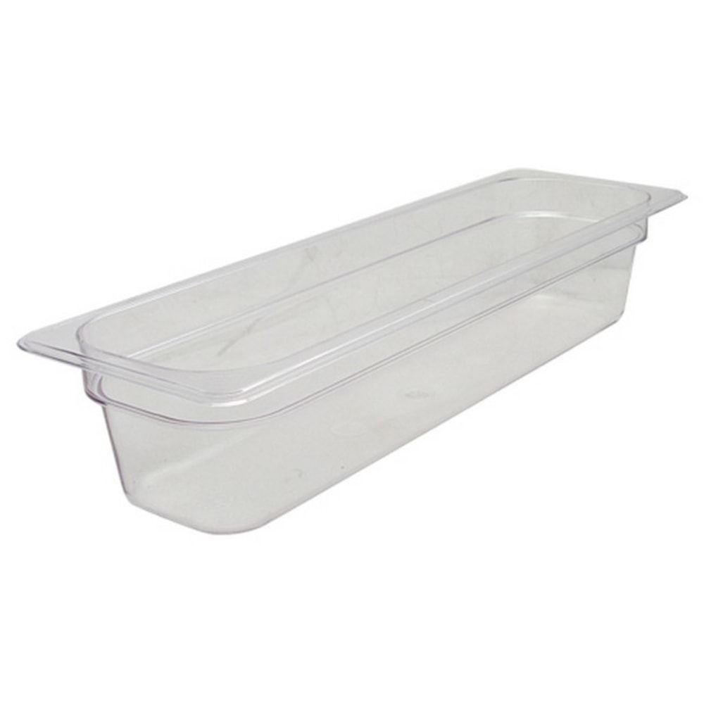 Cambro 1/2 Size Camwear Food Pan, 4in x 10in x 20 7/8in, Clear MPN:24LPCW135