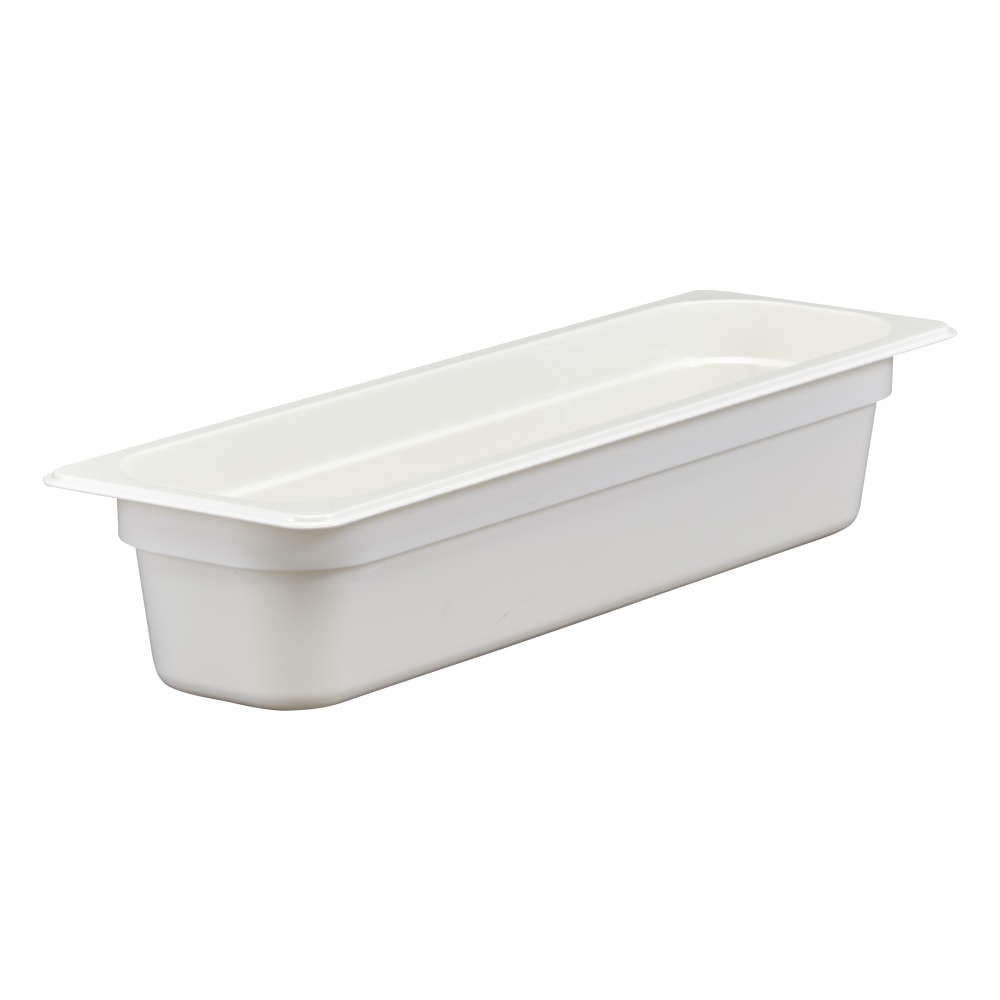 Cambro Camwear 1/2 x 4in Long Food Pans, White, Set Of 6 Pans MPN:24LPCW148