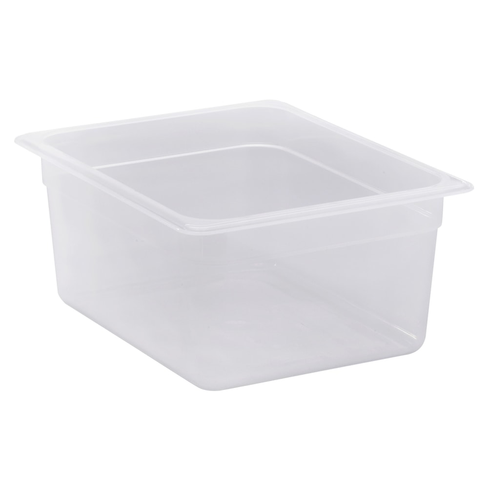 Cambro Translucent GN 1/2 Food Pans, 6inH x 10-7/16inW x 12-3/4inD, Pack Of 6 Containers MPN:26PP190