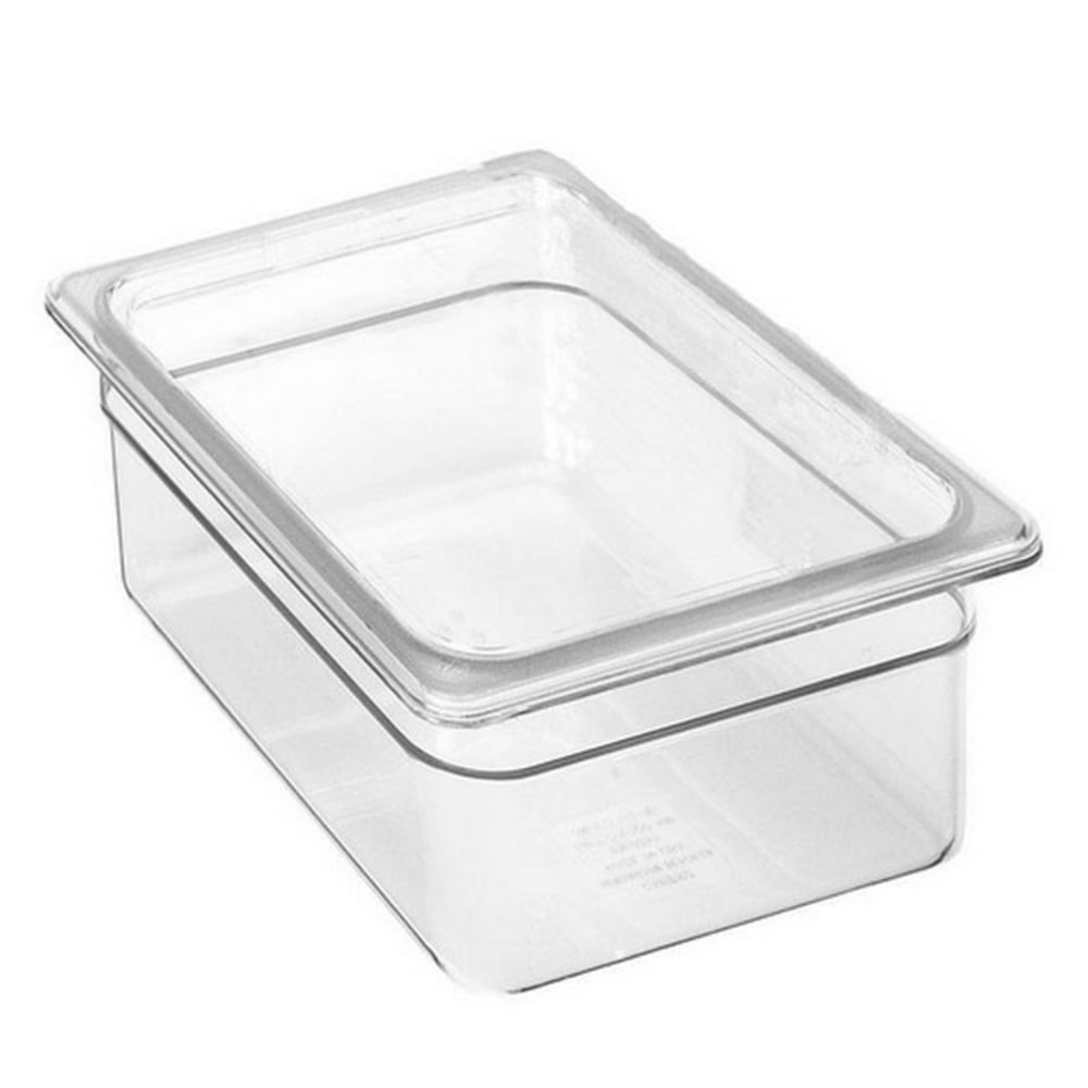 Cambro 1/2 Size Camwear Food Pan, 8in x 10in x 13in, Clear MPN:28CW135