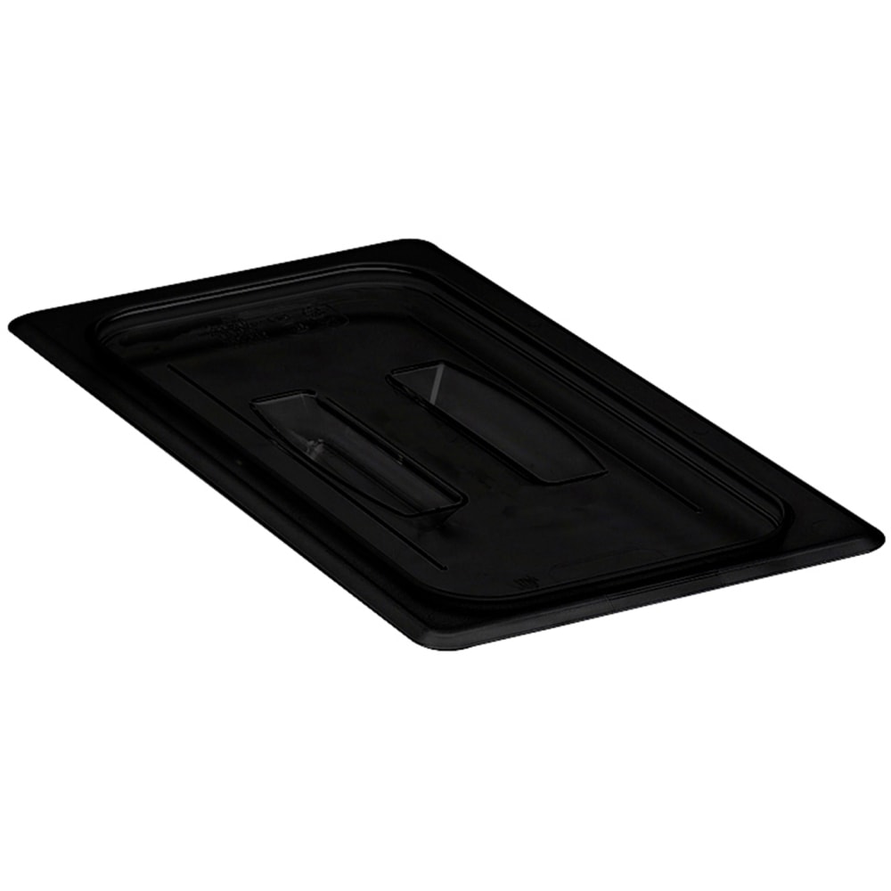 Cambro Camwear 1/3 Food Pan Lids With Handles, Black, Set Of 6 Lids MPN:30CWCH110