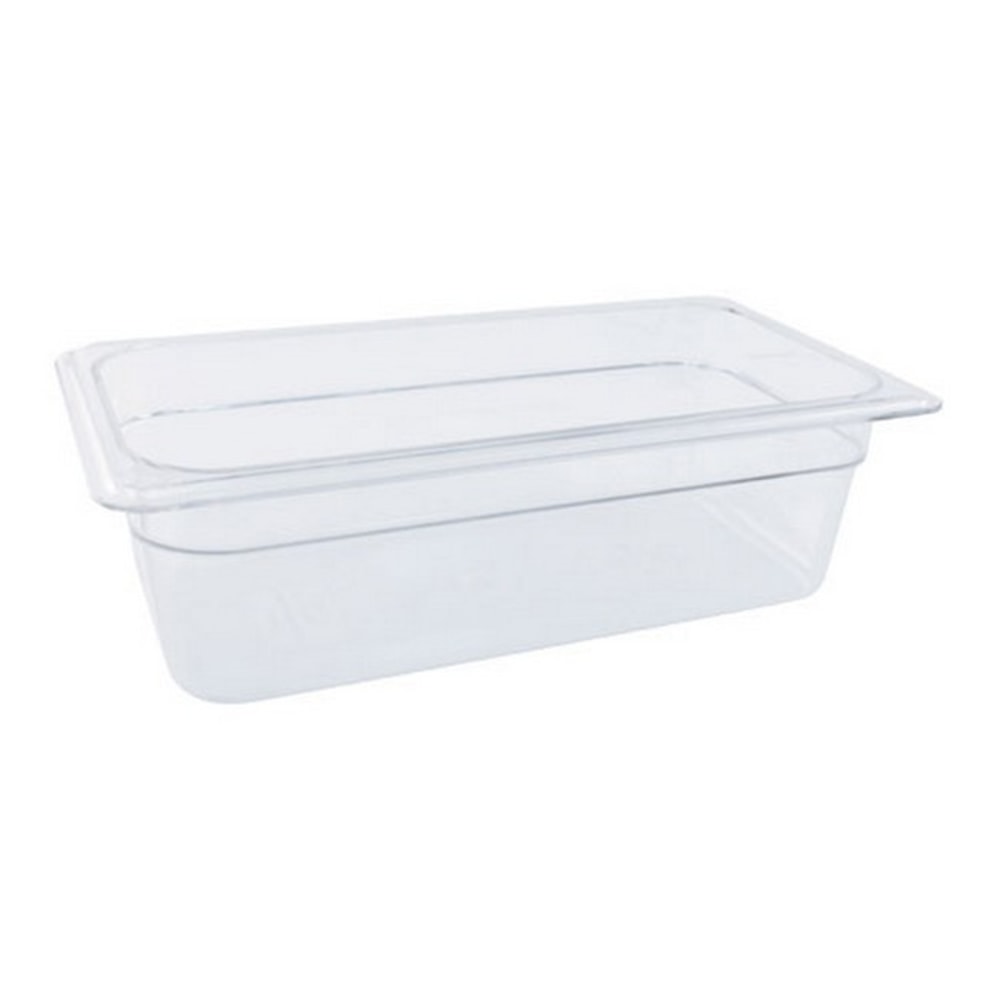 Cambro 1/3 Size Camwear Food Pan, 4in x 7in x 13in, Clear MPN:34CW135