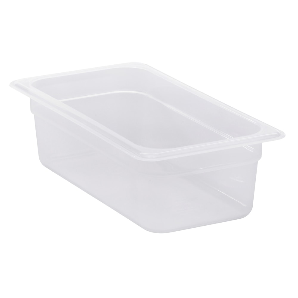 Cambro Translucent GN 1/3 Food Pans, 4inH x 6-15/16inW x 12-3/4inD, Pack Of 6 Containers MPN:34PP190