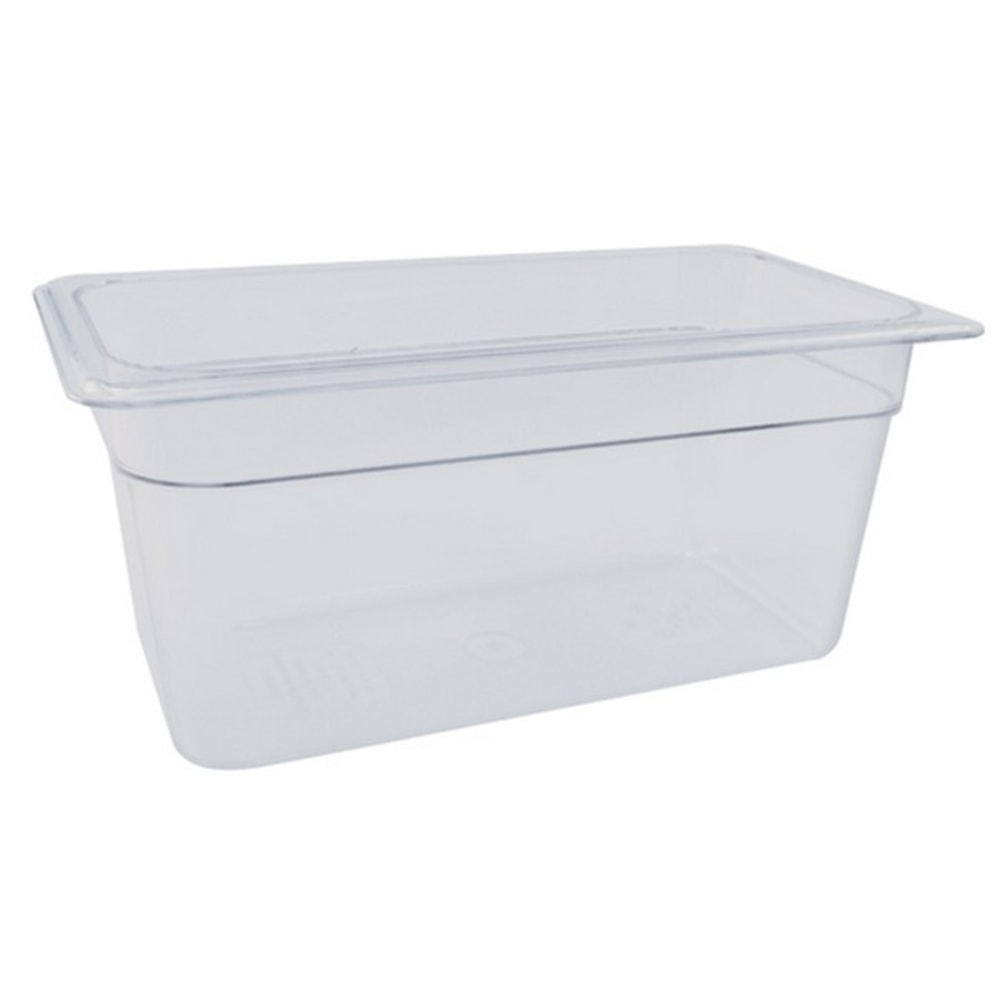 Cambro 1/3 Size Camwear Food Pan, 8in x 7in x 13in, Clear MPN:38CW135
