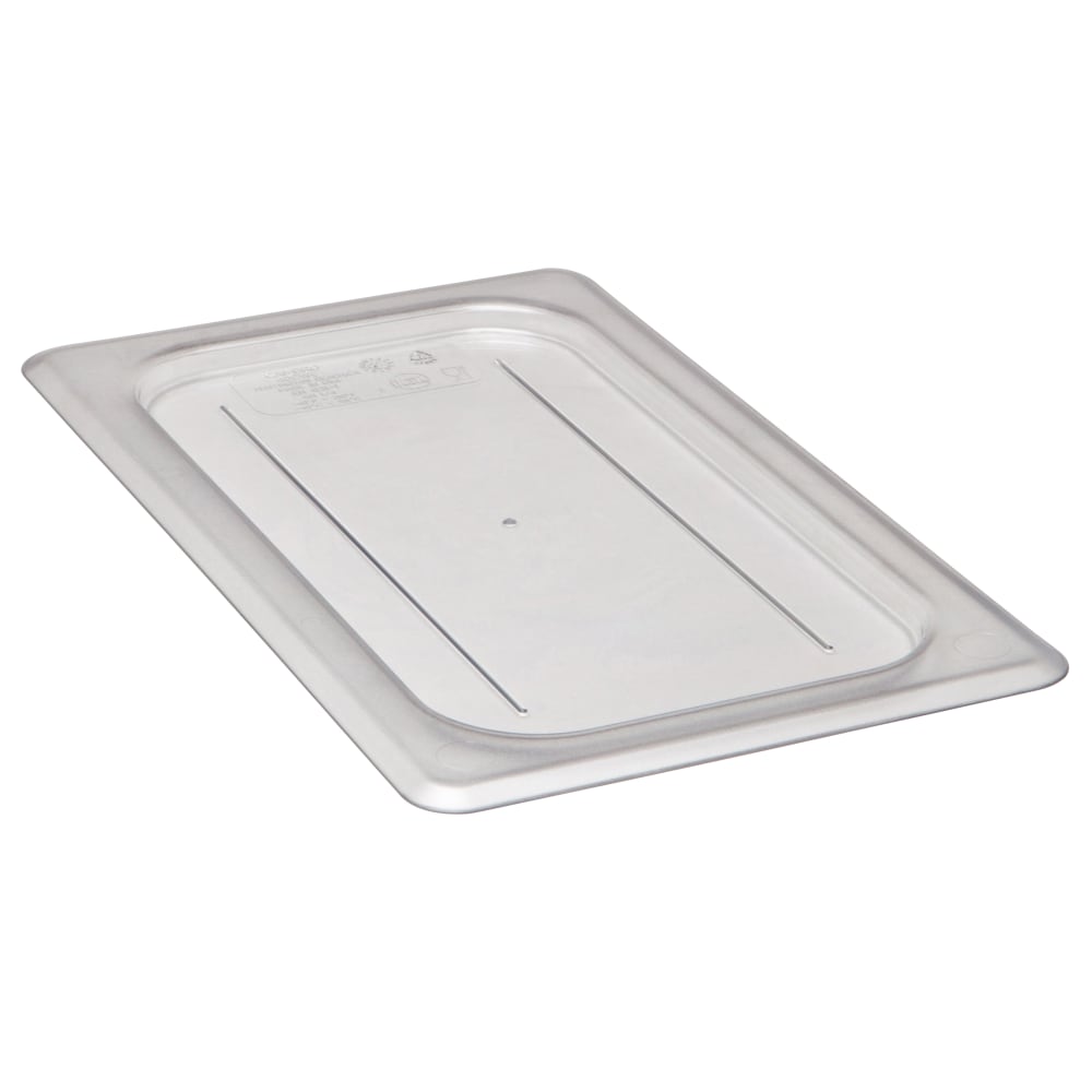 Cambro Camwear 1/4 Flat Food Pan Lids, Clear, Set Of 6 Lids MPN:40CWC135
