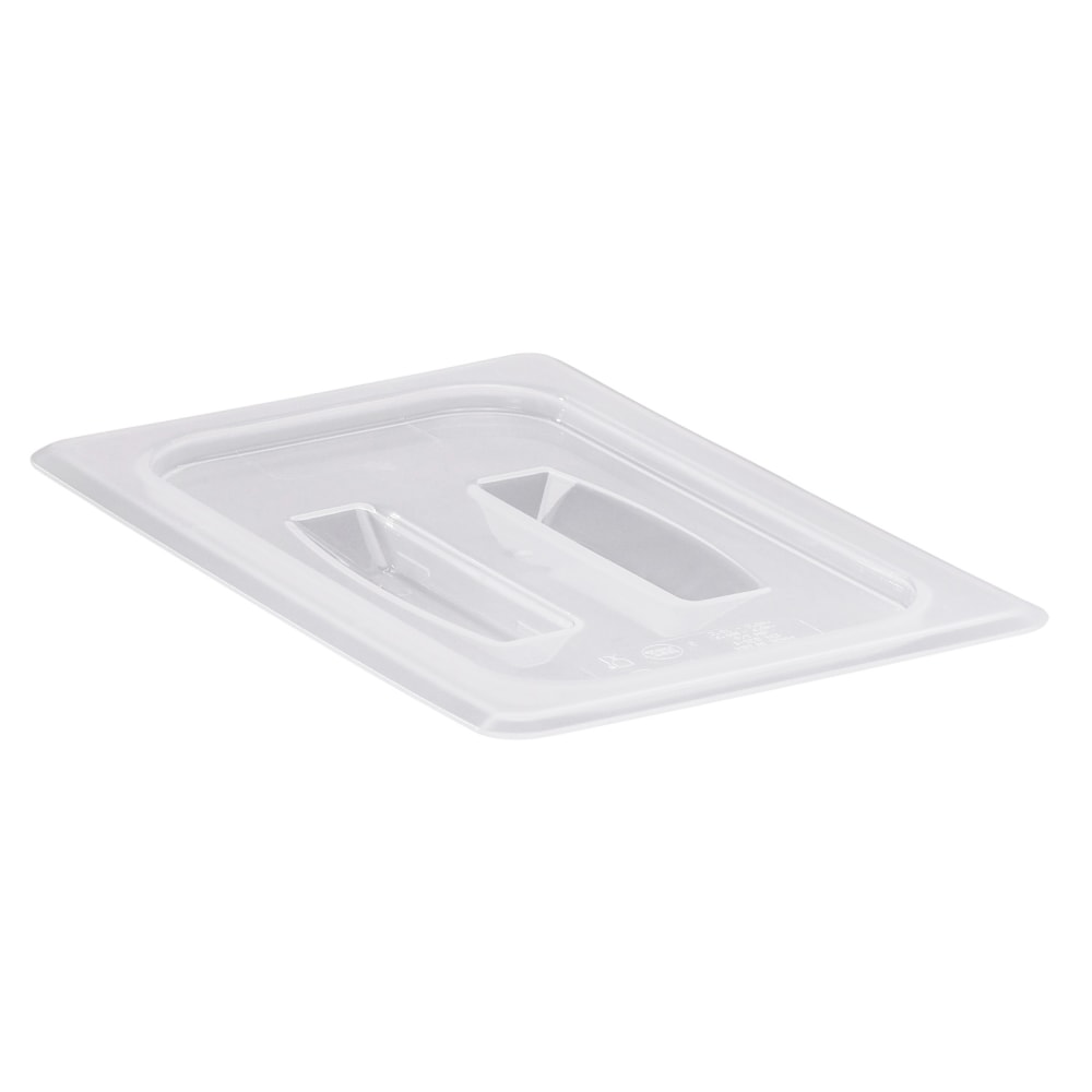 Cambro Translucent 1/4 Food Pan Lids With Handles, Pack Of 6 Lids MPN:40PPCH190