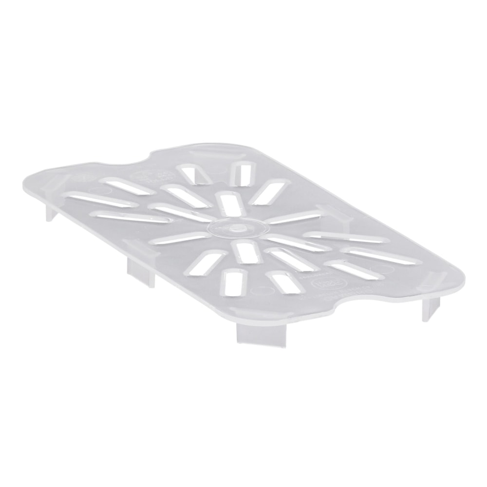 Cambro Translucent GN 1/4 Drain Shelves, 5/8inH x 8-3/16inW x 4-1/4inD, Pack Of 6 Shelves MPN:40PPD190