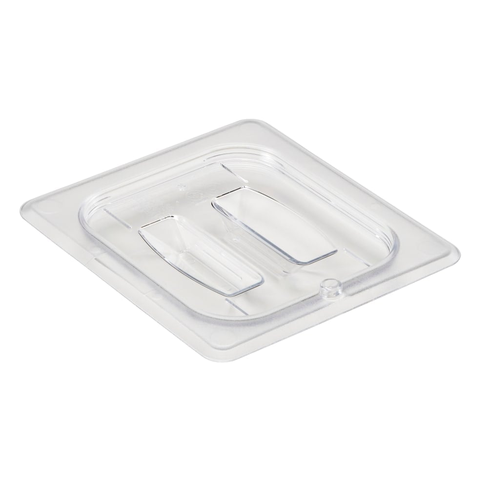 Cambro Camwear 1/6 Food Pan Lids With Handles, Clear, Set Of 6 Lids MPN:60CWCH135