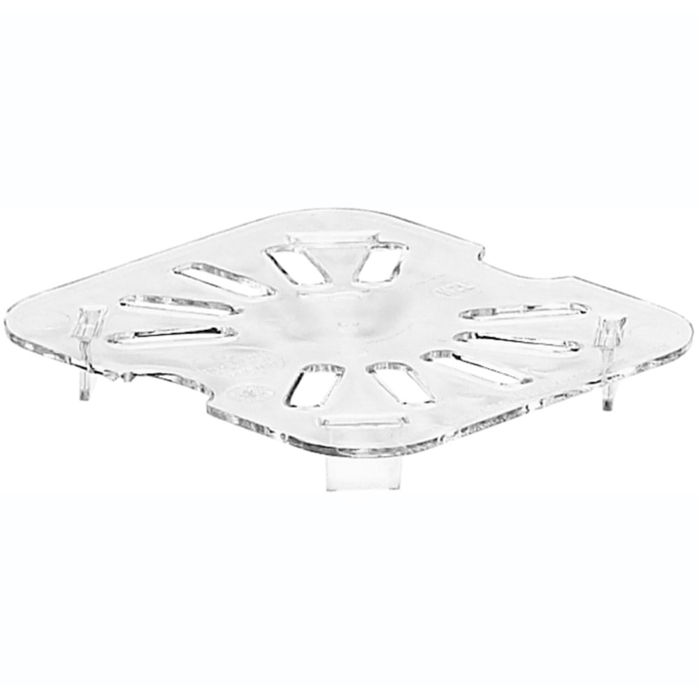 Cambro Camwear GN 1/6 Drain Shelves, 5/8inH x 4-13/16inW x 4-1/4inD, Clear, Pack Of 6 Shelves MPN:60CWD135