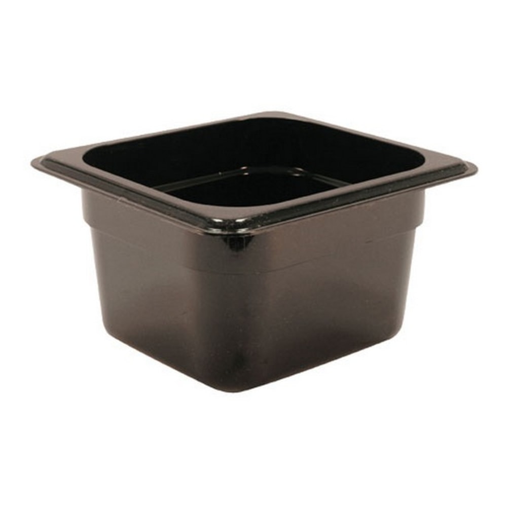 Cambro 1/6 Size Camwear Food Pan, Black MPN:64CW110