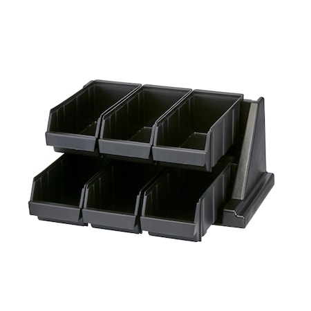 Condiment Organizer, 9 1/4 in H, Black MPN:6RS6110