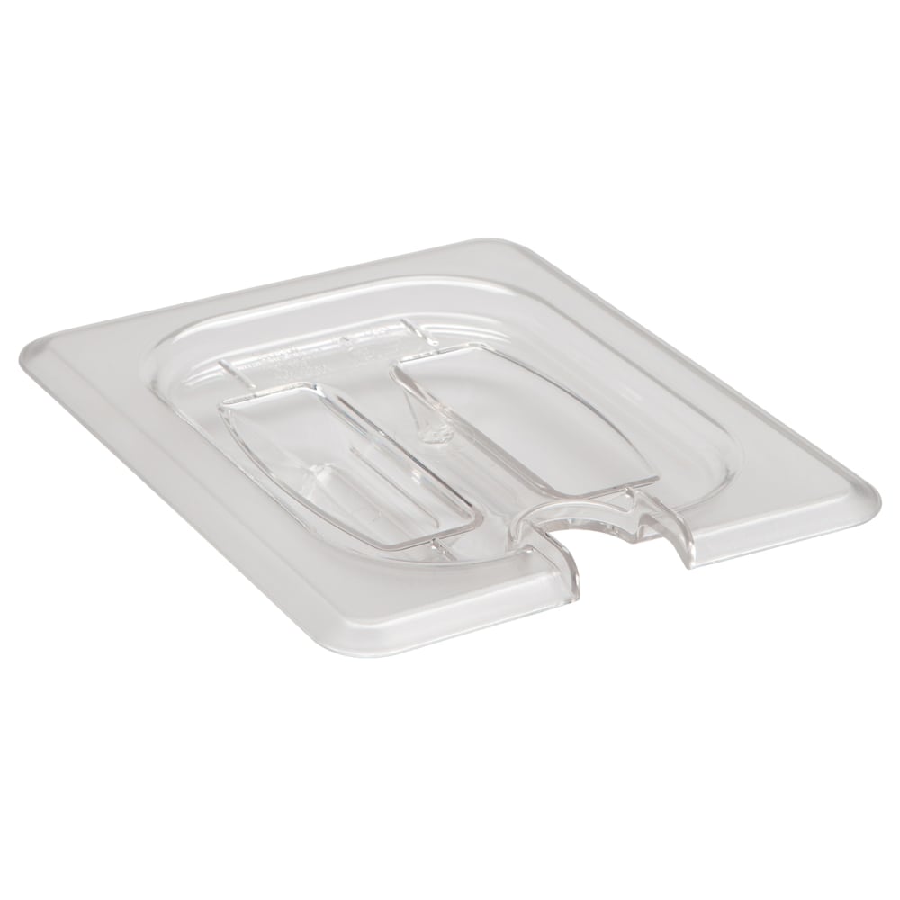 Cambro Camwear GN 1/8 Notched Handled Covers, Clear, Set Of 6 Covers MPN:80CWCHN135