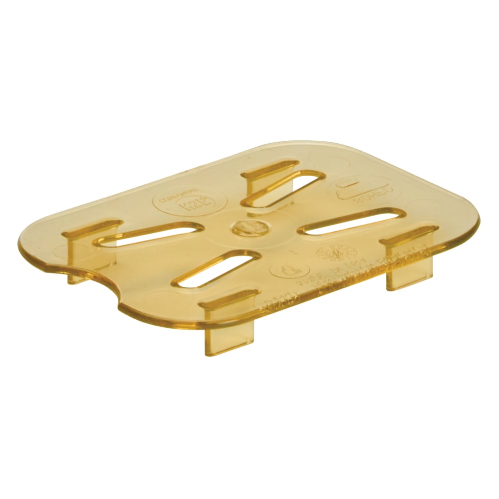Cambro H-Pan High-Heat Drain Shelves For GN 1/8 Food Pans, Amber, Pack Of 6 Shelves MPN:80HPD150