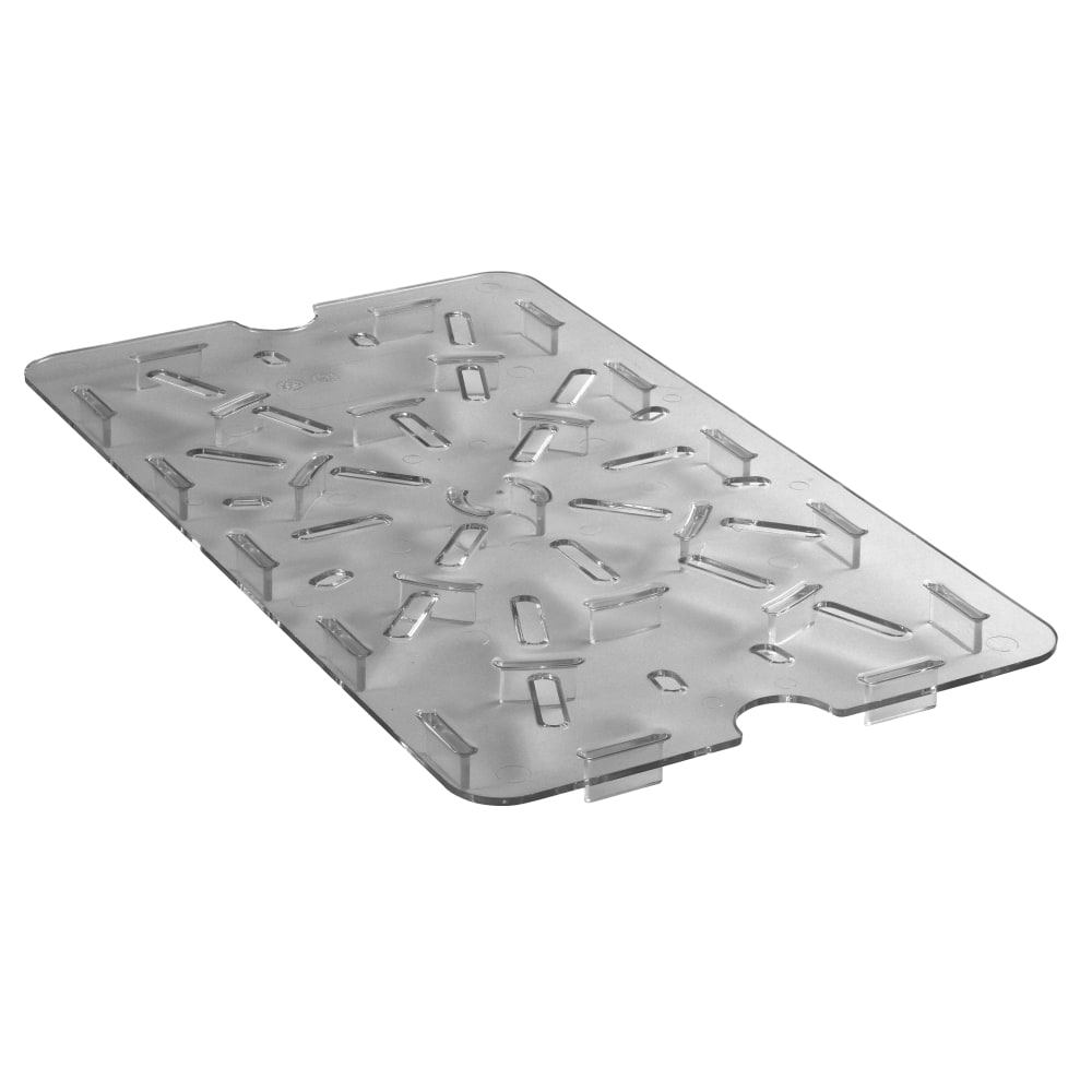 Cambro Camwear Food Box Drain Shelves, 14in x 8-1/8in, Clear, Set Of 6 Shelves MPN:CAM1218DSCW135