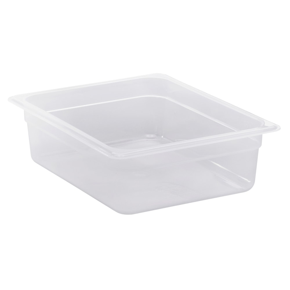 Cambro Translucent GN 1/2 Food Pans, 4inH x 10-7/16inW x 12-3/4inD, Pack Of 6 Containers MPN:CAM24PP190.
