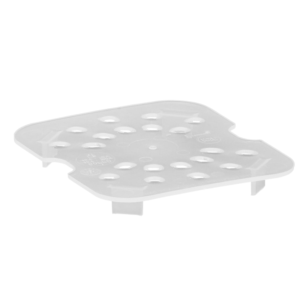 Cambro Translucent GN 1/6 Drain Shelves, 9/16inH x 4-1/4inW x 5-3/4inD, Pack Of 6 Shelves MPN:CAM60PPD190