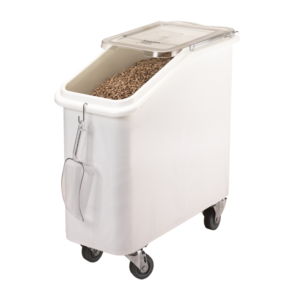 Cambro Slant Top Ingredient Bin, 21 Gallons, White MPN:CAMIBS20148