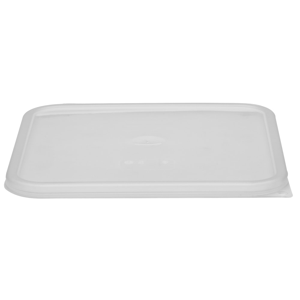 Cambro Seal Covers For 12-22 Qt Camwear CamSquare Containers, Translucent, Pack Of 6 Covers MPN:CAMSFC12SCPP190