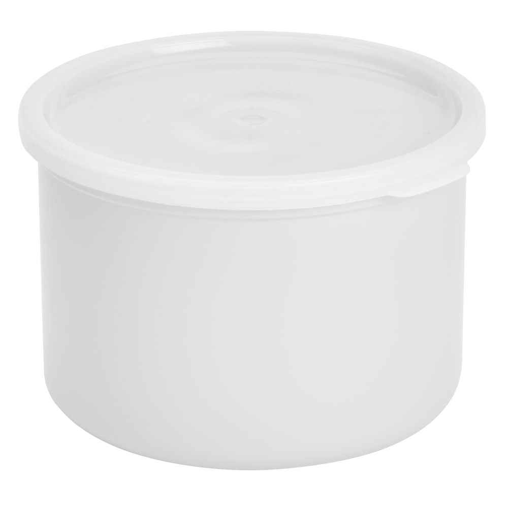 Cambro Deli Crocks, 1.5 Qt, White, Pack Of 6 Crocks MPN:CP15148