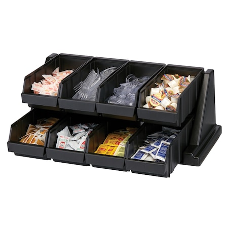 Condiment Organizer, 9 1/4 in H, Black MPN:EA8RS8110