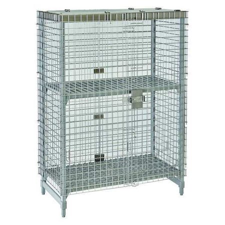 Full Wrap Security Cage Stationary Security Unit, Silver, 300 Series Stainless Steel MPN:EACPU244864SUPKG