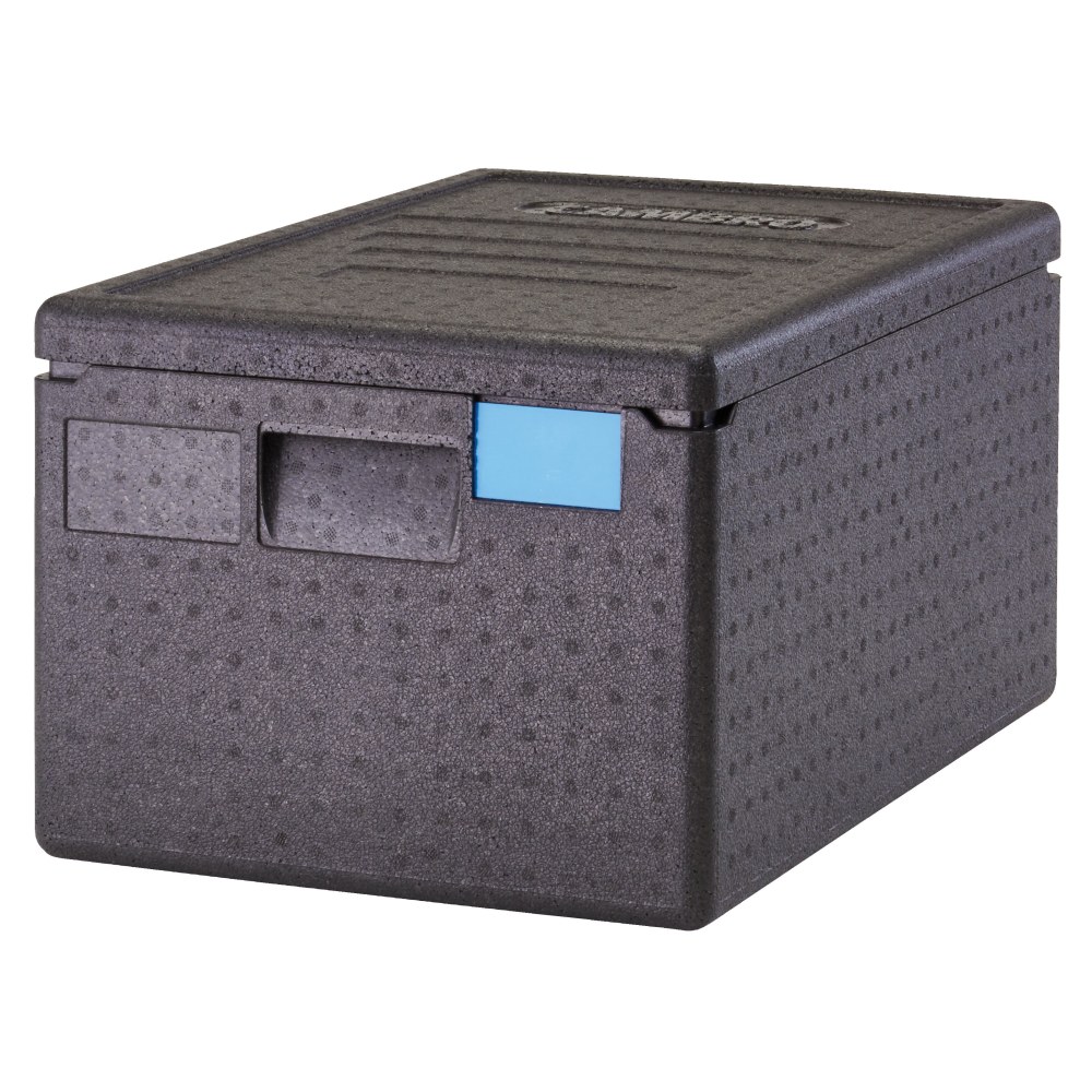 Cambro Cam GoBox GN 1/1 8in Top Loading Food Transporter, 12-7/16inH x 15-3/4inW x 23-5/8inD, Black MPN:EPP180SW110
