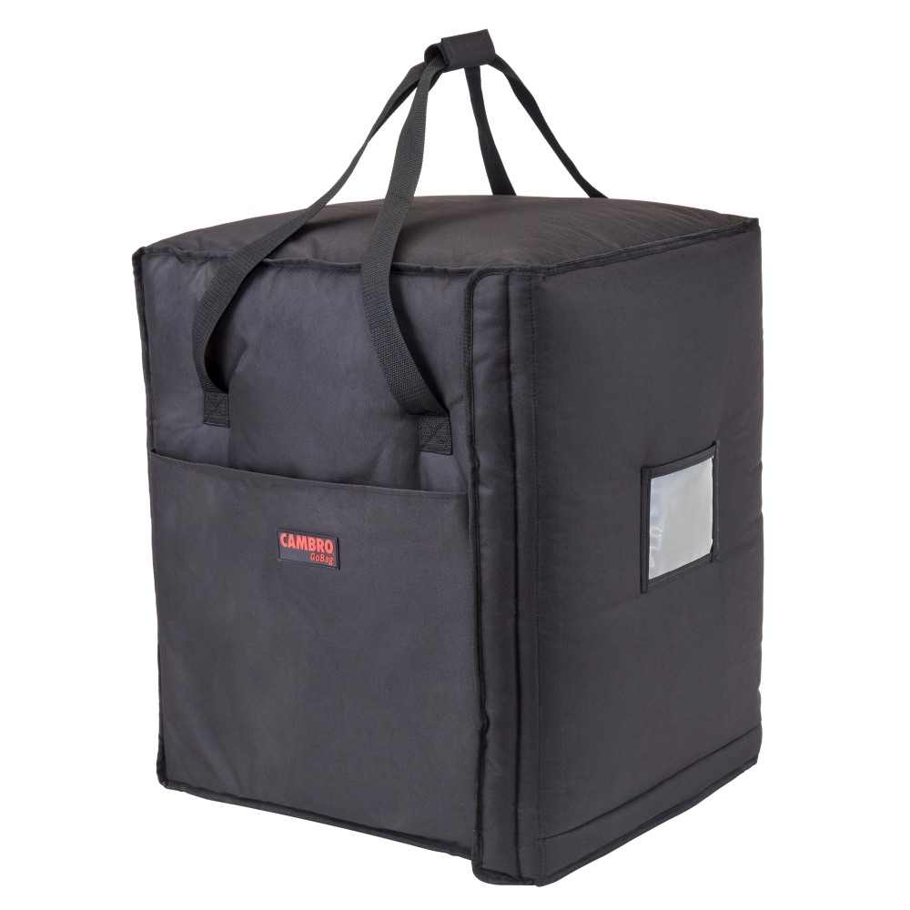 Cambro Standard Pizza GoBags, For 10 Boxes, Black, Set Of 4 GoBags MPN:GBP1018110