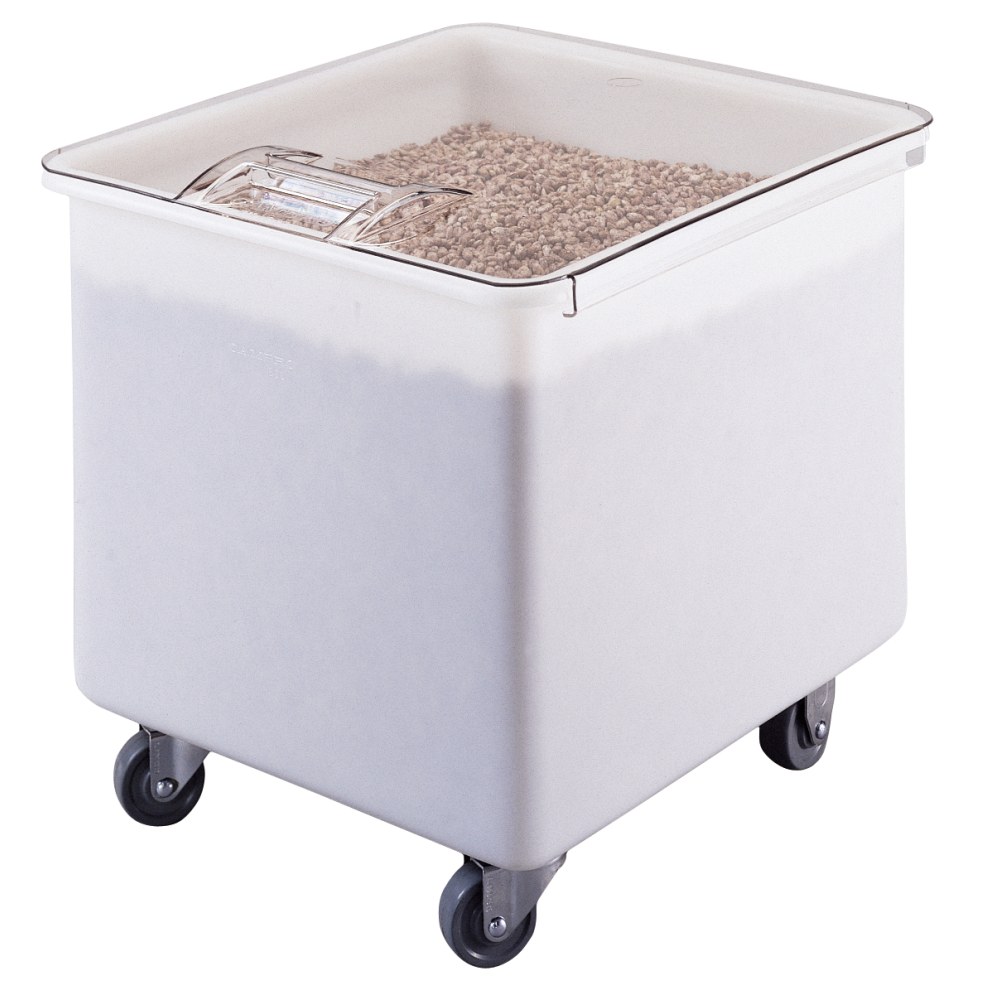Cambro Flat-Top Ingredient Bin, 32 Gallons, 23inH x 22inW x 24inD, White MPN:IB32148