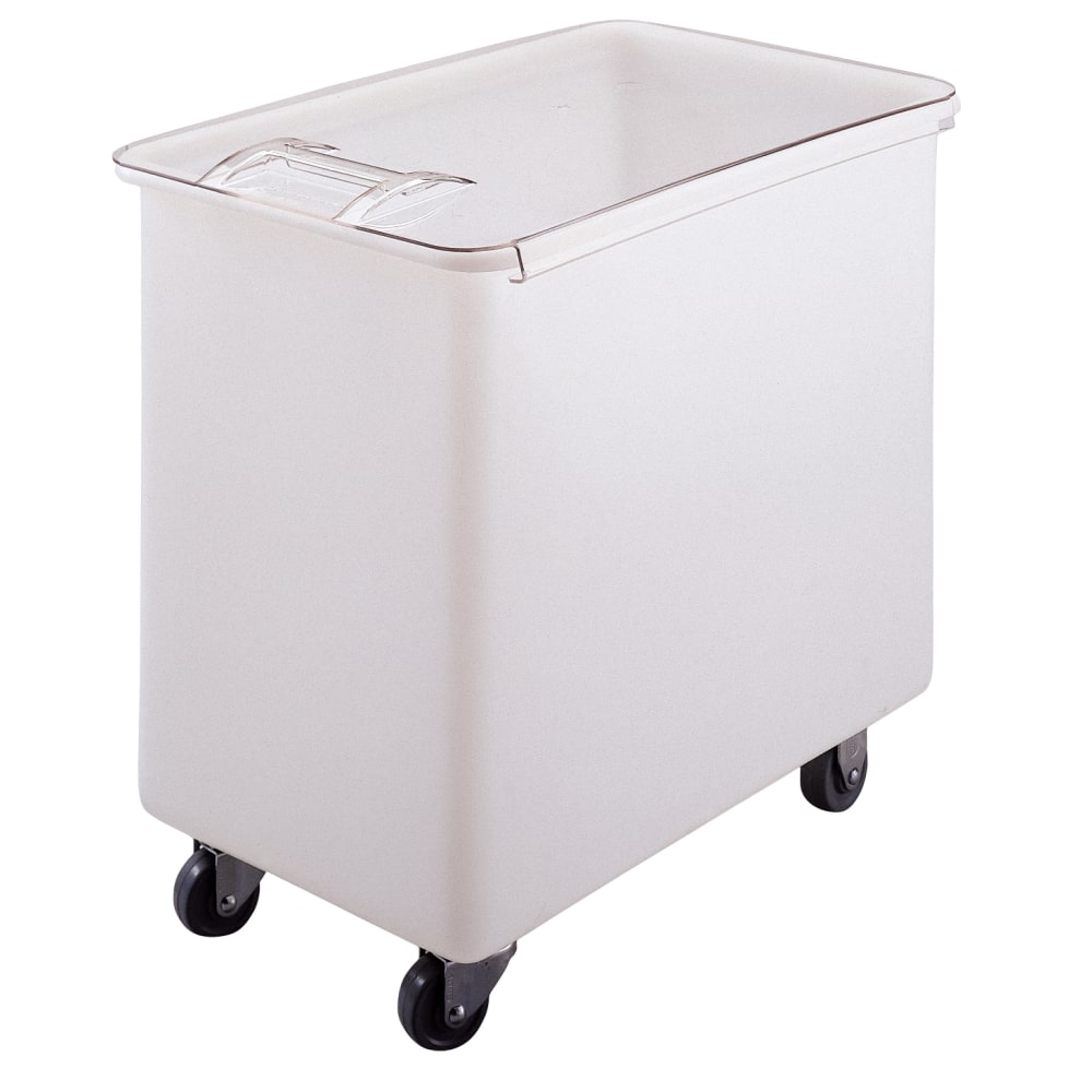 Cambro Flat-Top Ingredient Bin, 42.5 Gallons, 29inH x 18-1/2inW x 29-1/2inD, White MPN:IB44148
