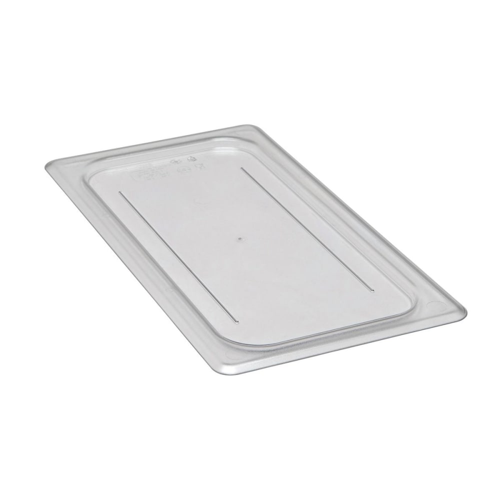 Cambro Camwear Polycarbonate Flat Lids, 1/3 Size, Clear, Pack Of 6 Lids MPN:IG30CWC135
