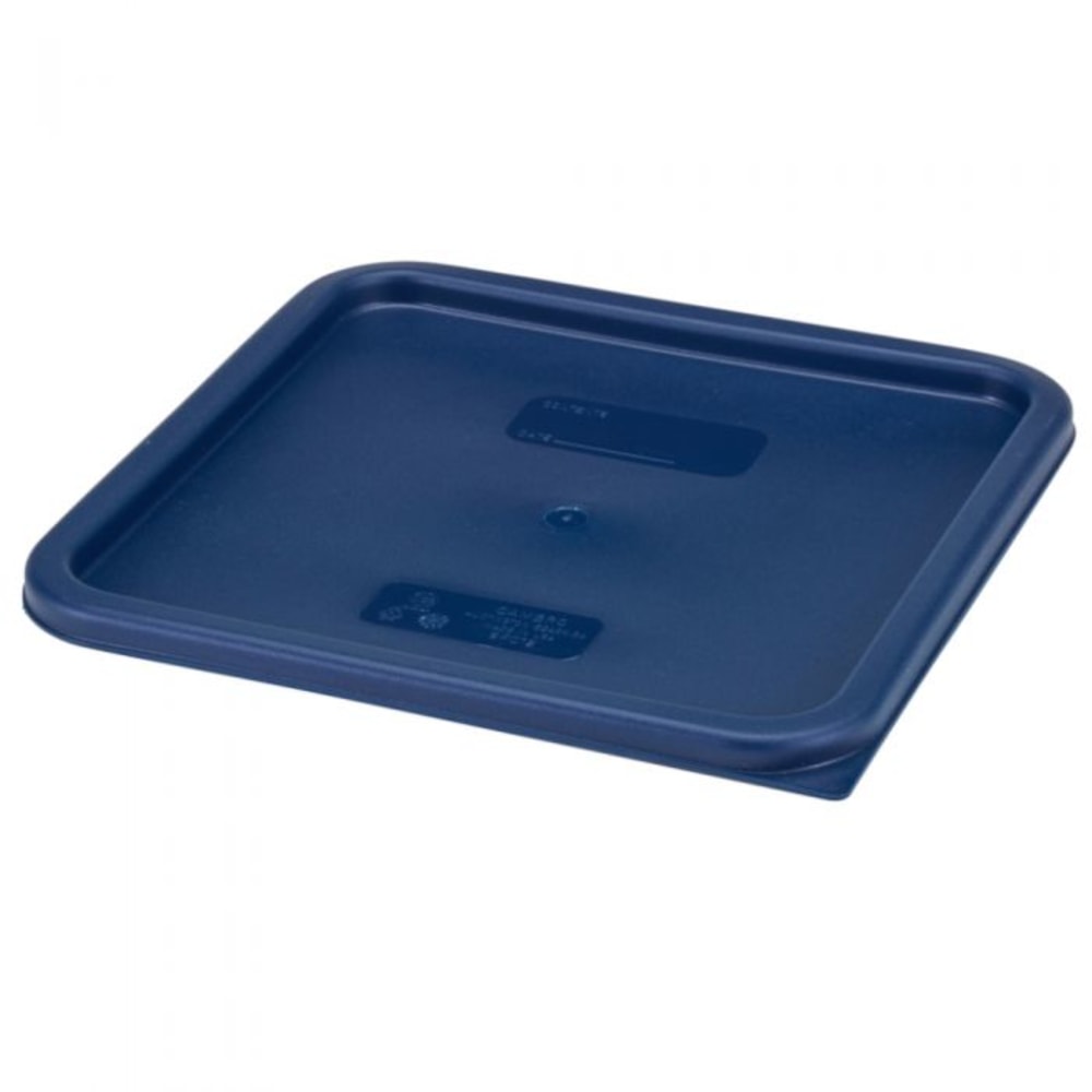 Cambro Polyethylene Food Storage Container Lids, 11-7/16in x 11-7/16in, Blue, Pack Of 6 Lids MPN:IGSFC12453