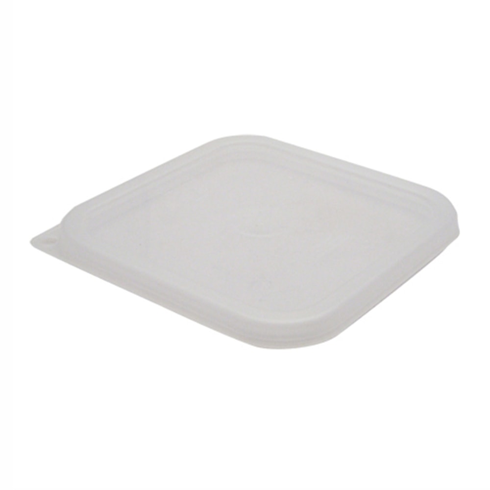 Cambro CamSquare Lid, 4 Qt, 1/2inH x 7 5/16inW x 7 5/16inD, White MPN:SFC2SCPP190