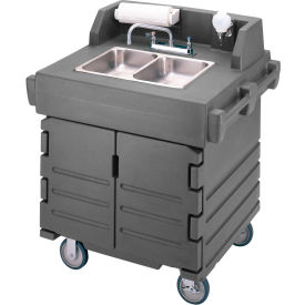 Cambro® KSC402191 Camkiosk Hand Sink Cart Granite Gray KSC402191