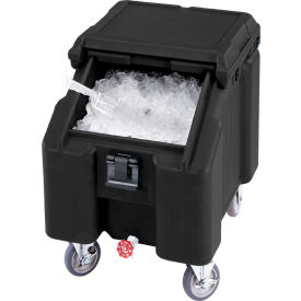 Cambro ICS100L110 - Ice Caddies Black 100 Lbs. Cap. ICS100L110