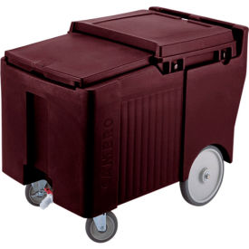 Cambro ICS125LB131 - Ice Caddy Dark Brown 125 Lbs. Cap. 4 Swivel 1 with Brake ICS125LB131