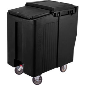 Cambro ICS125T110 - Ice Caddy Black 125 Lbs. Cap. Tall ICS125T110