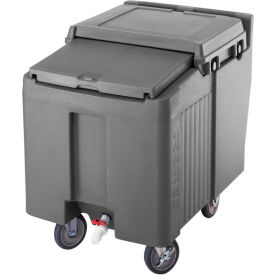 Cambro ICS175L191 - Ice Caddy Granite Gray 175 Lbs. Cap. Short 2 Fixed 2 Swivel 1 with Brake ICS175L191