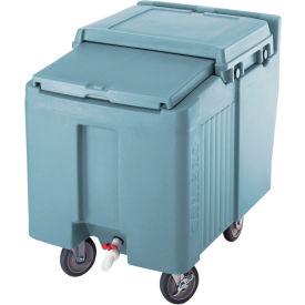 Cambro ICS175L401 - Ice Caddy Slate Blue 175 Lbs. Cap. Short 2 Fixed 2 Swivel 1 with Brake ICS175L401