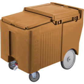 Cambro ICS175LB157 - Ice Caddy Beige 125lbs. Cap Short 2 Swivel 1 w/Brake 2 10
