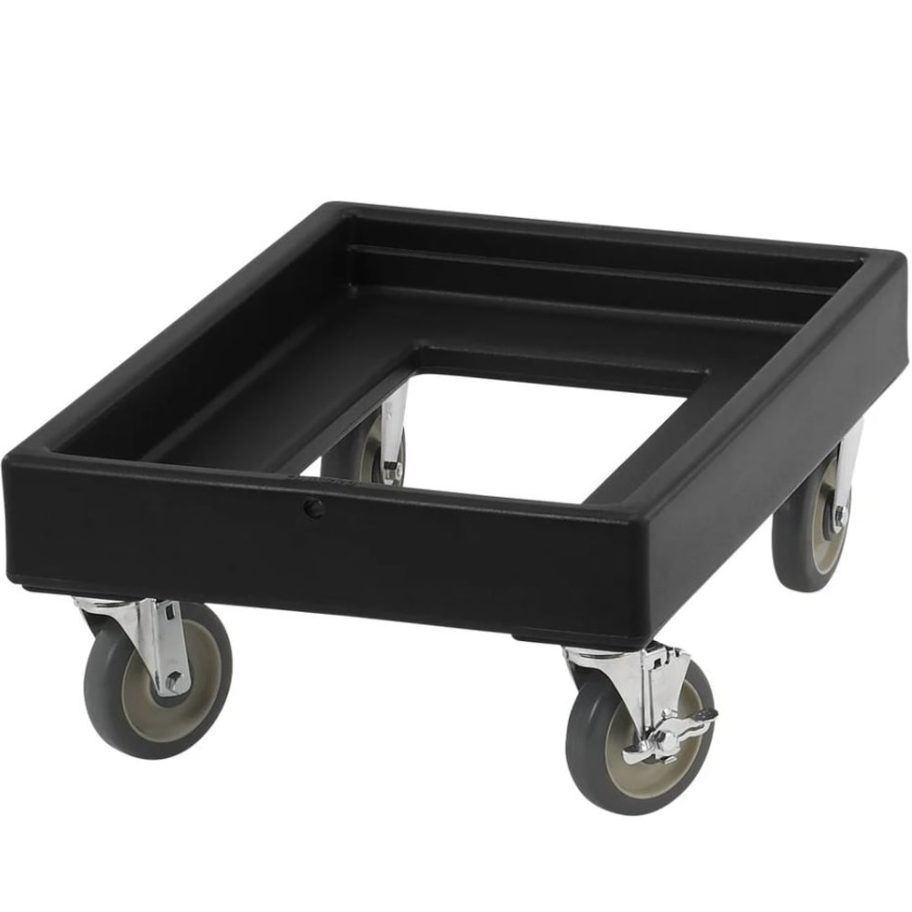 Cambro Camtainer Dolly, 19-5/8in x 28-5/8in x 10-1/2in, Black MPN:CD100110