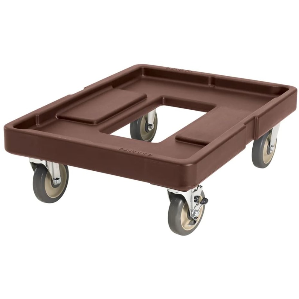 Cambro Camdolly Pizza Dough Box Dolly, 10inH x 20inW x 28inD, Brown MPN:CD1826PDB131