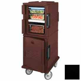 Cambro UPCHT800110 - Ultra CamCart Heated Food Pan Carrier Heated Top Door Front Loading Black UPCHT800110