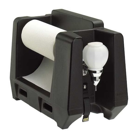 Handwash Accessory With Paper Towel Roll Dispenser Black MPN:EAHWAPR110